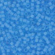 Miyuki delica kralen 11/0 - Matted transparent ocean blue DB-1269